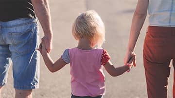 What are typical child contact arrangements?
